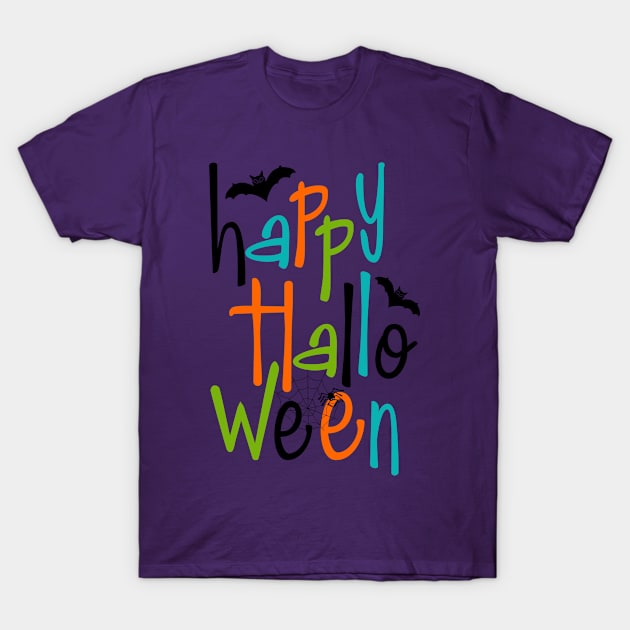 Happy Halloween T-Shirt by PeppermintClover